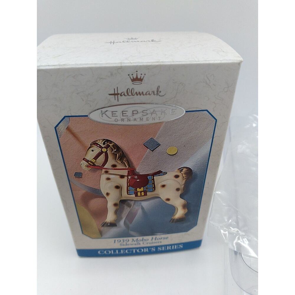 1939 Mobo Horse Sidewalk Cruisers 1998 Hallmark Keepsake Christmas Ornament - Picture 2 of 7